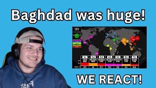 We React to The Largest Cities Throughout History: Every Year (Ollie Bye Reaction)