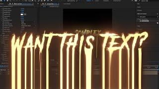 Melting Text in After Effects [Tutorial]