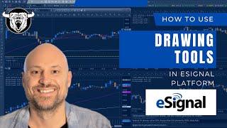 eSignal: How to Setup and Use Their Drawing Tools