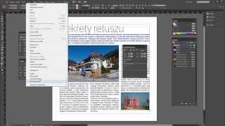 Kurs InDesign - dodawanie i formatowanie tekstów, oblewanie tekstem | videopoint.pl