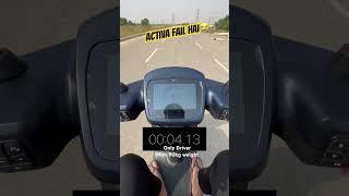 Ola s1 air top speed test ola s1 air range test #shorts