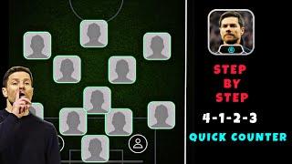 Best Quick Counter Formation 4-1-2-3 + NEW XABI ALONSO MANAGER  | Best Formation in efootball 25 