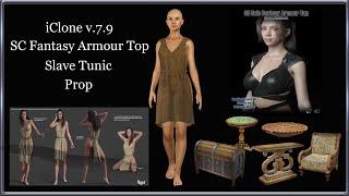 iClone v 7 9 Slave Tunic SC Fantasy Armour Top Prop