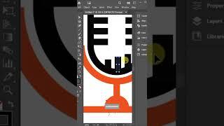 Master Merging Shapes for Stunning Designs in Adobe Illustrator! #trendingshorts