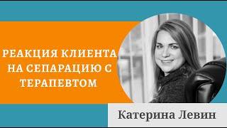 Реакция клиента на сепарацию - Психоанализ депрессий - Катерина Левин