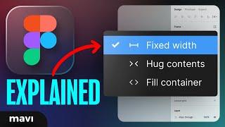 Watch This to Finally Understand FILL CONTAINER, HUG CONTENTS and FIXED WIDTH in Figma