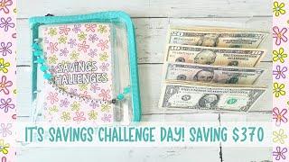 IT'S SAVINGS CHALLENGE DAY! Saving $370 & Completing a Challenge! | March Week 2 | #savingmoney