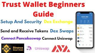 How To Use Trust Wallet App For Beginners Send and Receive Tokens