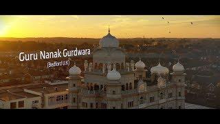 GURU NANAK GURDWARA SIKH TEMPLE - BEDFORD U.K. CINEMATIC 4K DRONE | Future Shock Visuals