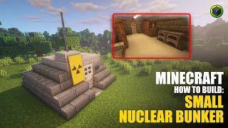 HOW TO BUILD: SMALL NUCLEAR BUNKER | MINECRAFT BUILDINGS #68