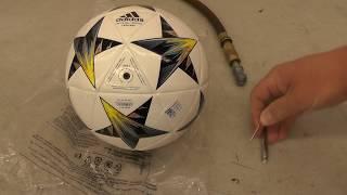 How to fill a soccer ball with air