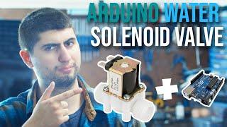 Control WATER with a 12V SOLENOID & ARDUINO! #arduino #esp32