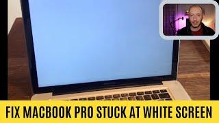 Fix macbook pro 2011-2012 booting stuck at white screen. When nothing else works!