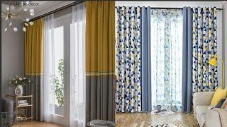 Modern spring 2023 Living room,bedroom&window curtains designs/home interior decorating ideas.