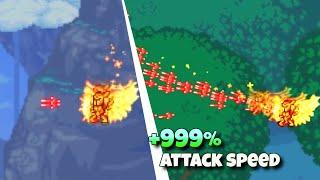 How to get +999% attack speed in Terraria in casual mode