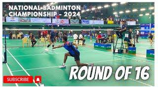 SATHISH KUMAR K Vs DHARSHAN PUJARI || PreQuarterFinal || National Badminton Championship 2024