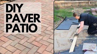 Amazing DIY Paver Patio using the Brock Paver Base Panel System