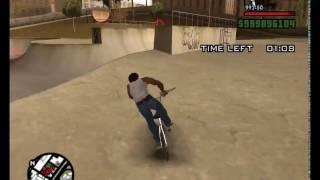 Speedrun Attempt - GTA: San Andreas - BMX Challenge - 0:28