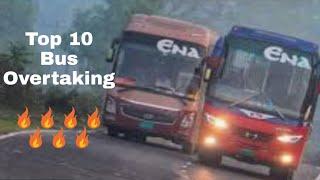Top 13 Dangerous Bus Overtaking || By BD Bus Vlogger