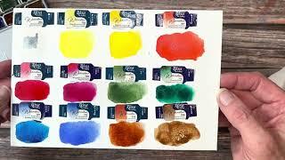 REVIEW: Rosa Gallery Monopigmented Professional Watercolor Paint Set from  Ukraine!