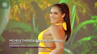 Michelle Gumabao Prelim Swimsuit & Evening Gown