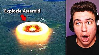 CUM ARATĂ EXPLOZIA UNUI ASTEROID ?! *Filmare Reală*