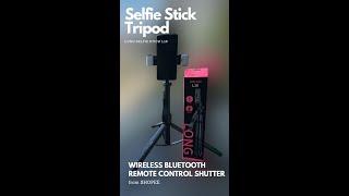Selfie Stick Tripod Wireless Bluetooth Remote Control Shutter #shopee #selfiestick #tripod #ph