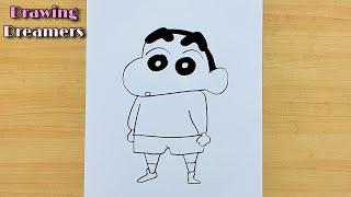 How to Draw ShinChan Step by Step || Easy Drawing Shin-Chan Nohara YO YO