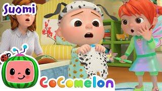 Naamiaisasu - Cocomelon | Moonbug Kids Suomeksi | Lasten piirretyt ja laulut