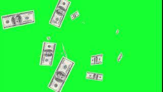 MONEY RAIN Green Screen Overlay Effect HD - Dollars Money Falling Free Effects (Download)