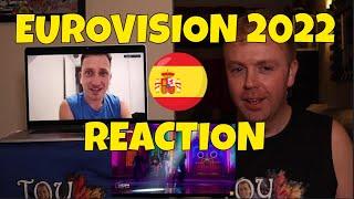 CHANEL - SloMo - Eurovision 2022 - SPAIN - REACTION