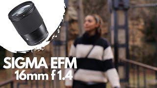 SIGMA 16mm 1.4 EFM | Cinematic Video Test