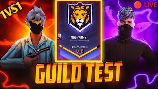 LIVE GUILD TEST 2VS2 / NGL ARMY  | GUILD TEST LIVE / FREE FIRE LIVE | #gyangaming #freefirelive