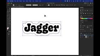 Adobe Illustrator: Making a Name with an Offset Path