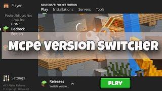 How to Switch Versions Like Java In MCPE || Java Launcher For Mcpe