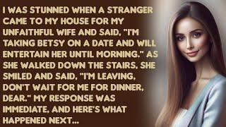 I was stunned when a stranger came to my house for my unfaithful wife and said, "I'm taking Betsy...