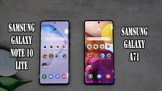 Samsung Galaxy Note 10 Lite vs Samsung Galaxy A71 | SpeedTest and Camera comparison