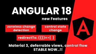Angular 18 New Feature  | Angular 18