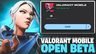 VALORANT MOBILE OPEN BETA REGISTRATION STARTED