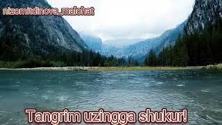 Hayot, shukur haqida sher..."Tangrim uzingga shukur".