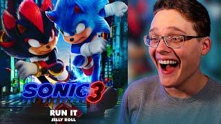 JELLY ROLL - RUN IT (From Sonic The Hedgehog 3) SONG REACTION!