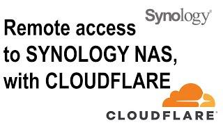 CLOUDFLARE tunnel on SYNOLOGY. (the raw way)