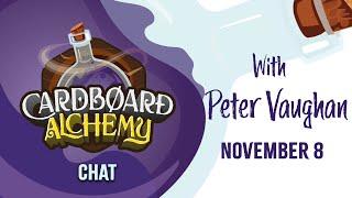 Cardboard Chat with Peter Vaughan 11/8: Chat to a Board Game Publisher!