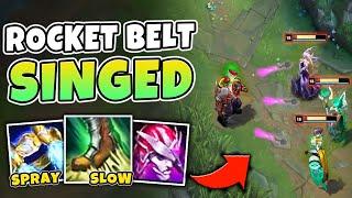 WTF?! SINGED HAS ROCKET SHOES IN SEASON 11! SPRAY MISSILES AND RUN FAST - League of Legends