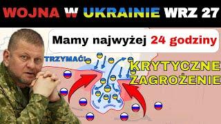 27 WRZ: OBRONA NA OSTRZU NOŻA! Rosjanie OKRĄŻAJĄ. Ukraińcy WALCZĄ O PRZETRWANIE. | Wojna w Ukrainie