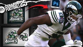 TIPS FOR USING YOUR AI IMAGES IN TEAMBUILDER‼️ for College Football 25