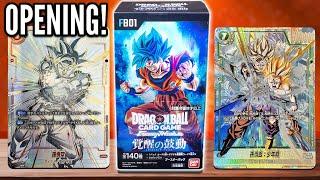 THE DRAGON BALL SUPER CARD GAME FUSION WORLD JAPANESE BOOSTER BOX OPENING!