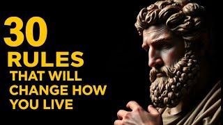 30 STOIC RULES That Will Change How You LIVE AUTHENTICALLY