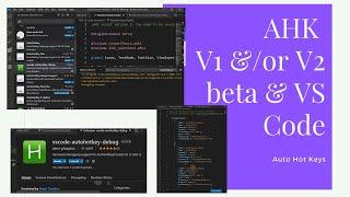 AHK V1 & V2 & VS Code