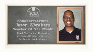 The SCEA - Teacher of the Month - April 2017